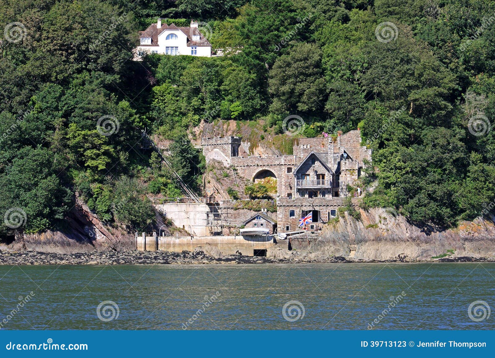 Kingswear Castle stock image. Image of church, chapel 39713123