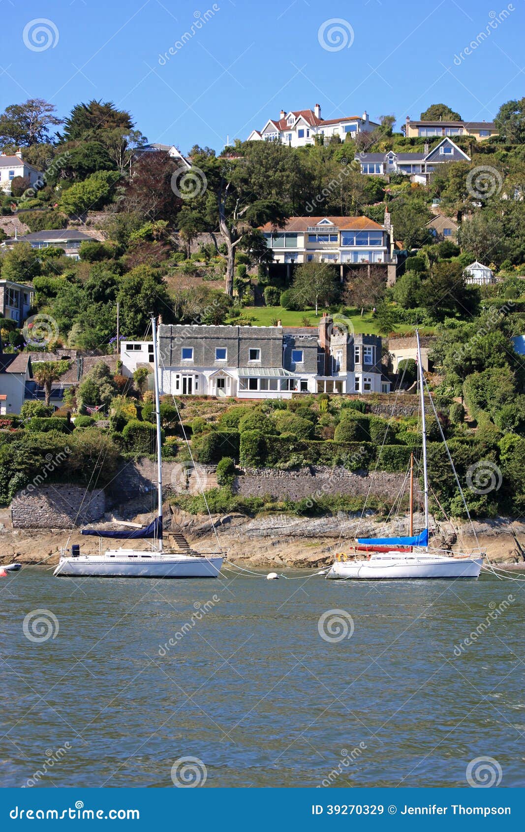 Kingswear, Devon stock image. Image of dart, village 39270329