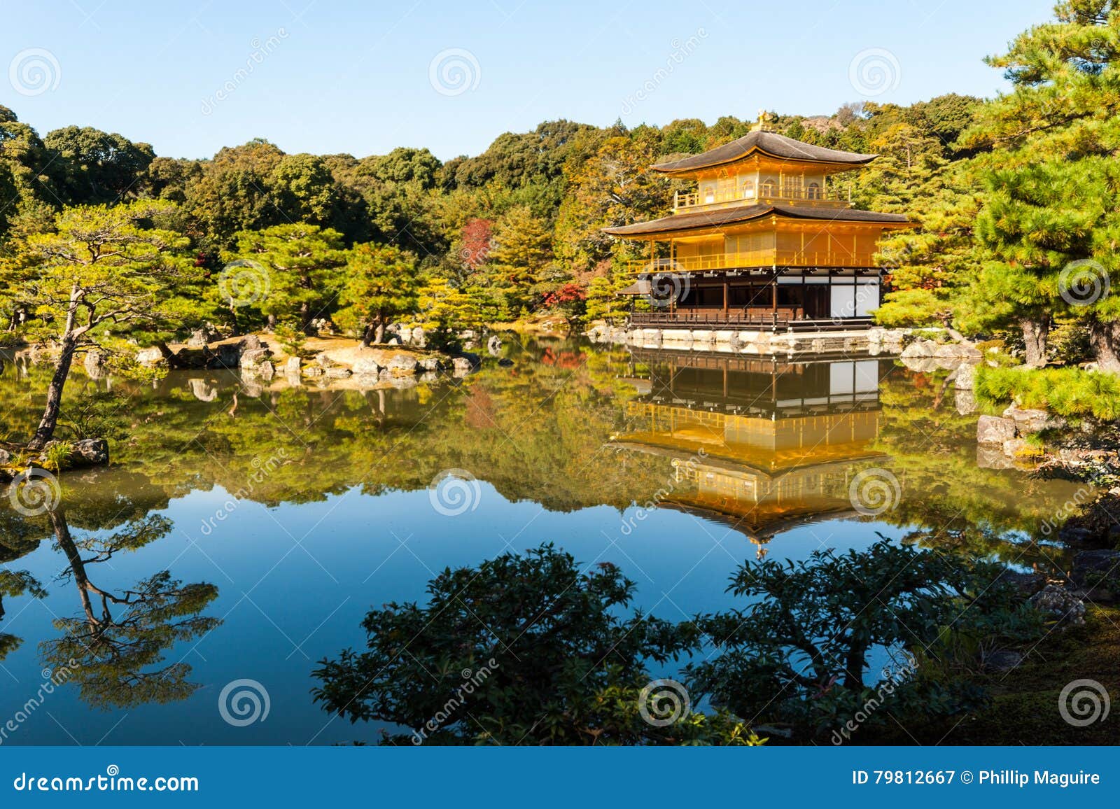 Kinkaku Ji O Templo Do Pavilhao Dourado Em Kyoto Fotografia Editorial Imagem De Historic Japao