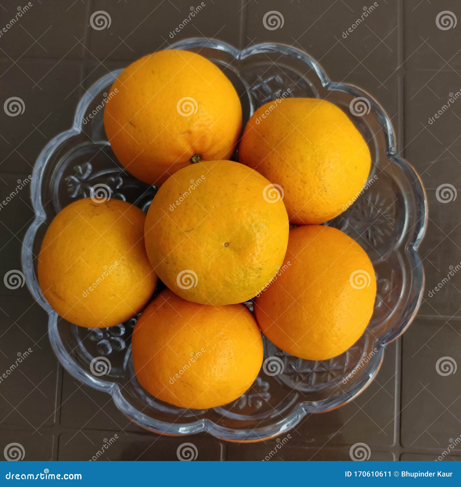 Kinnows Citrus Fruit Kept in a Dish are Full of Nutrients Vitamin C and
