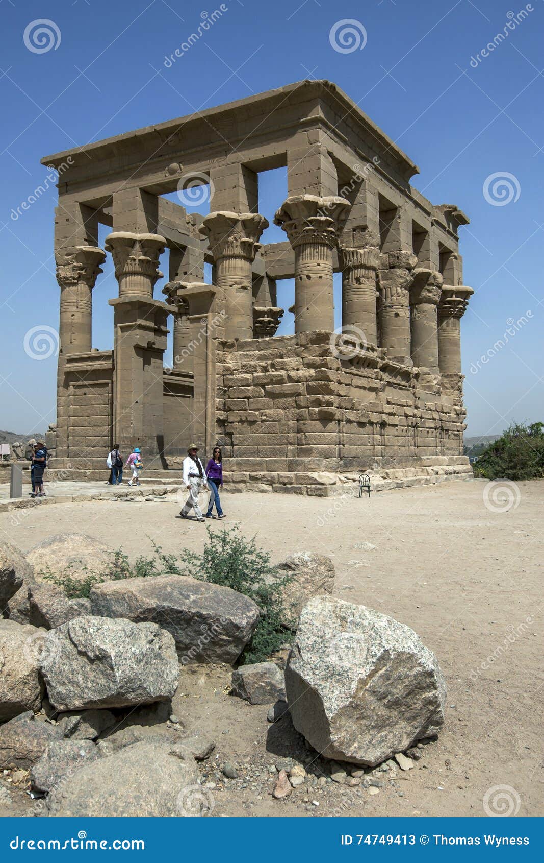 The Kiosk of Trajan, the Temple of Isis, Philae, Agilkia I…