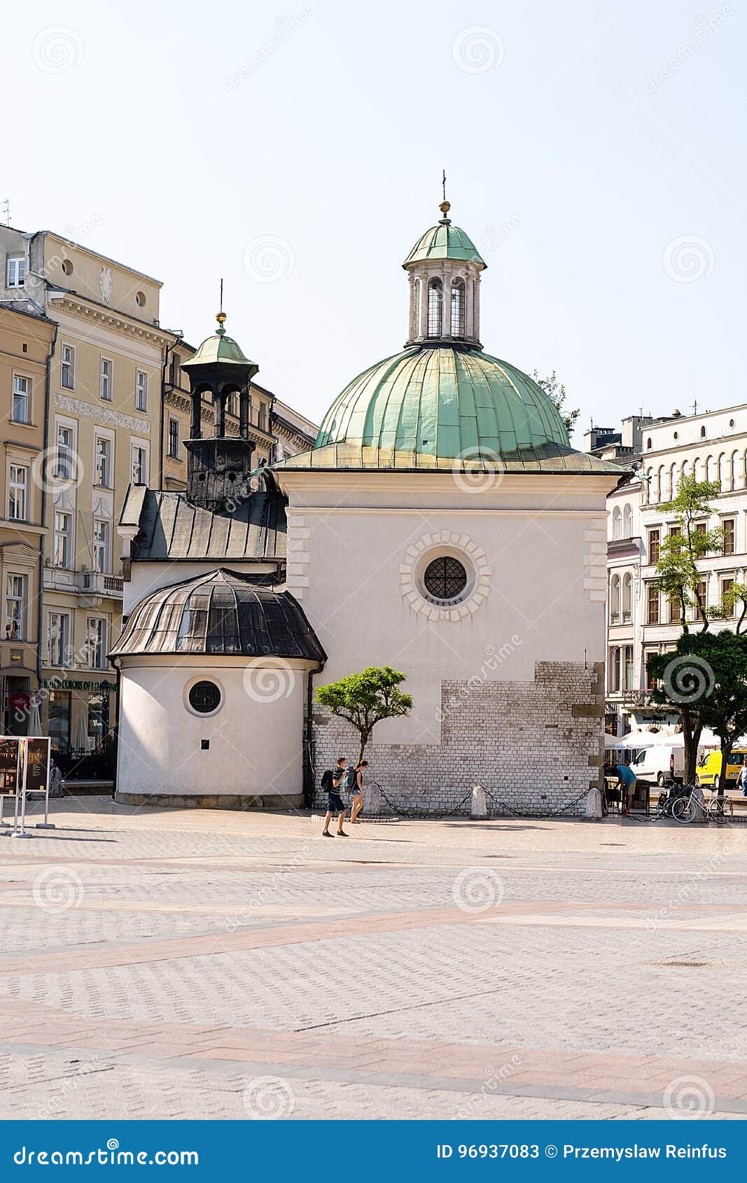 Kirche Von St. Adalbert in Krakau Redaktionelles Stockfoto Bild von