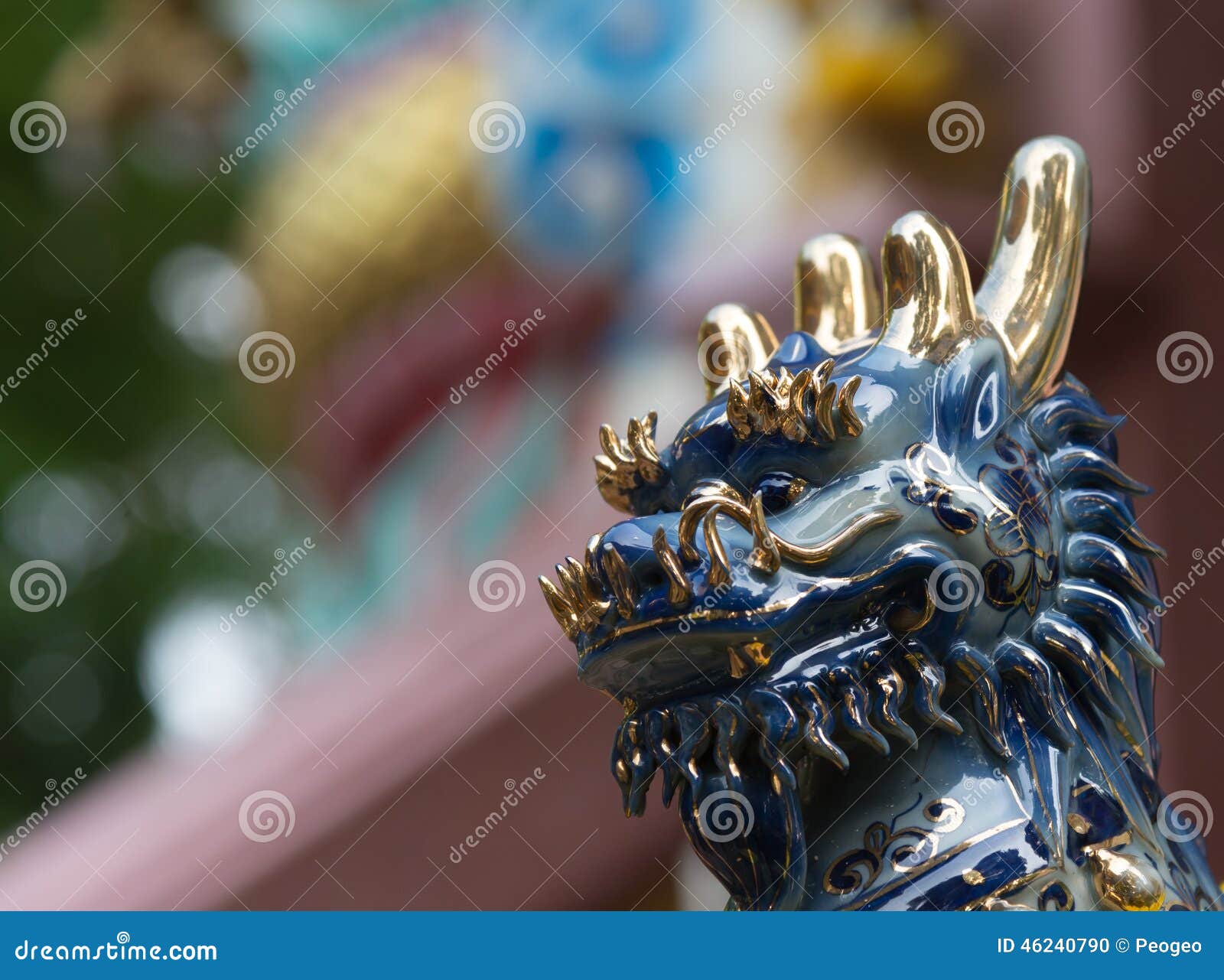 kirin chinese magical animal statue