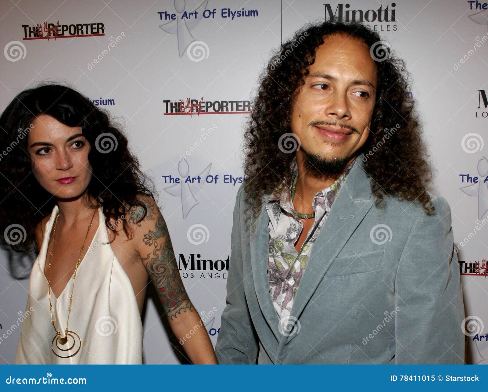 Kirk Hammett immagine editoriale. Immagine di evento 78411015