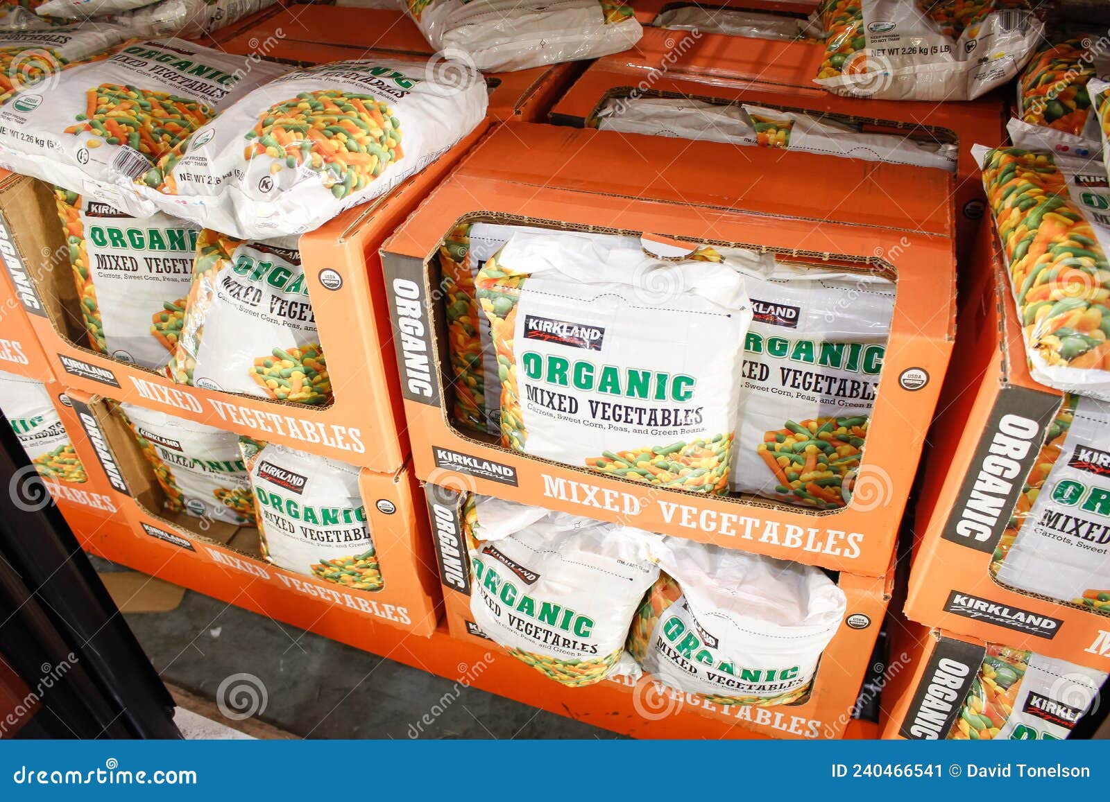 Kirkland Signature Mixed Vegetables Editorial Photo - Image of farm