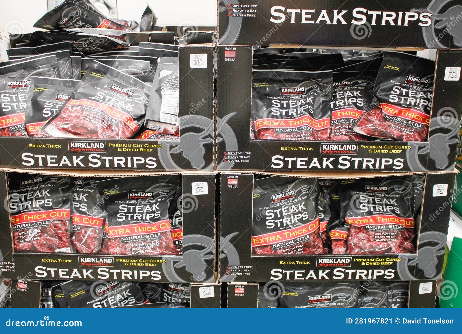 Kirkland Signature Steak Strips at Store Editorial Photo Image of