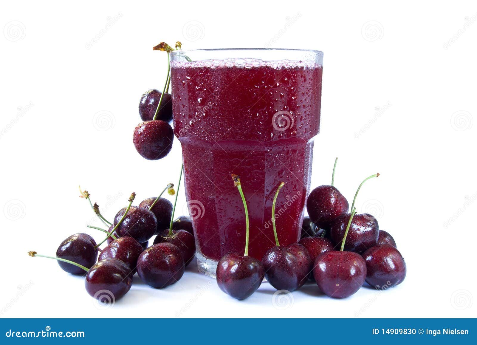 Kirschsaft stockfoto. Bild von glas, frucht, kalt, hintergrund - 14909830