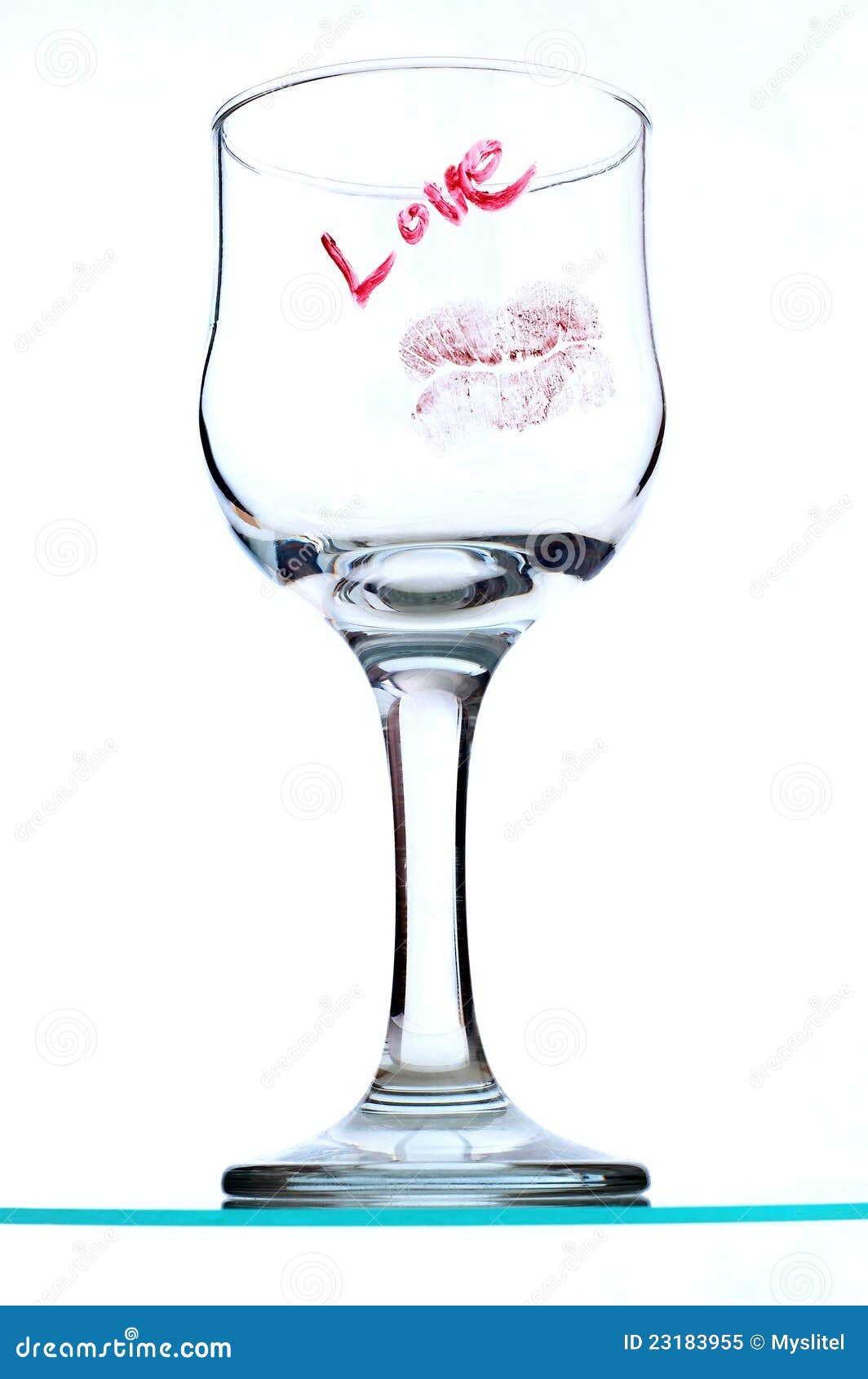Kiss on glass stock image. Image of beauty, beautiful - 23183955