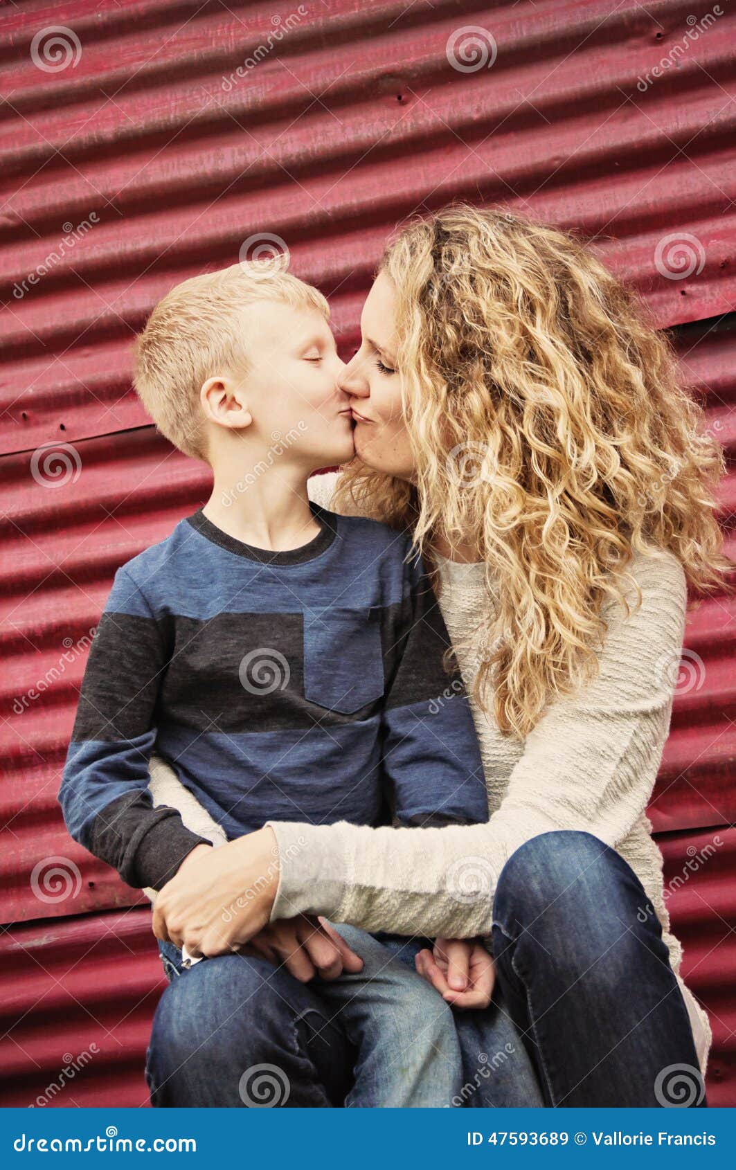 Mom Kiss Son