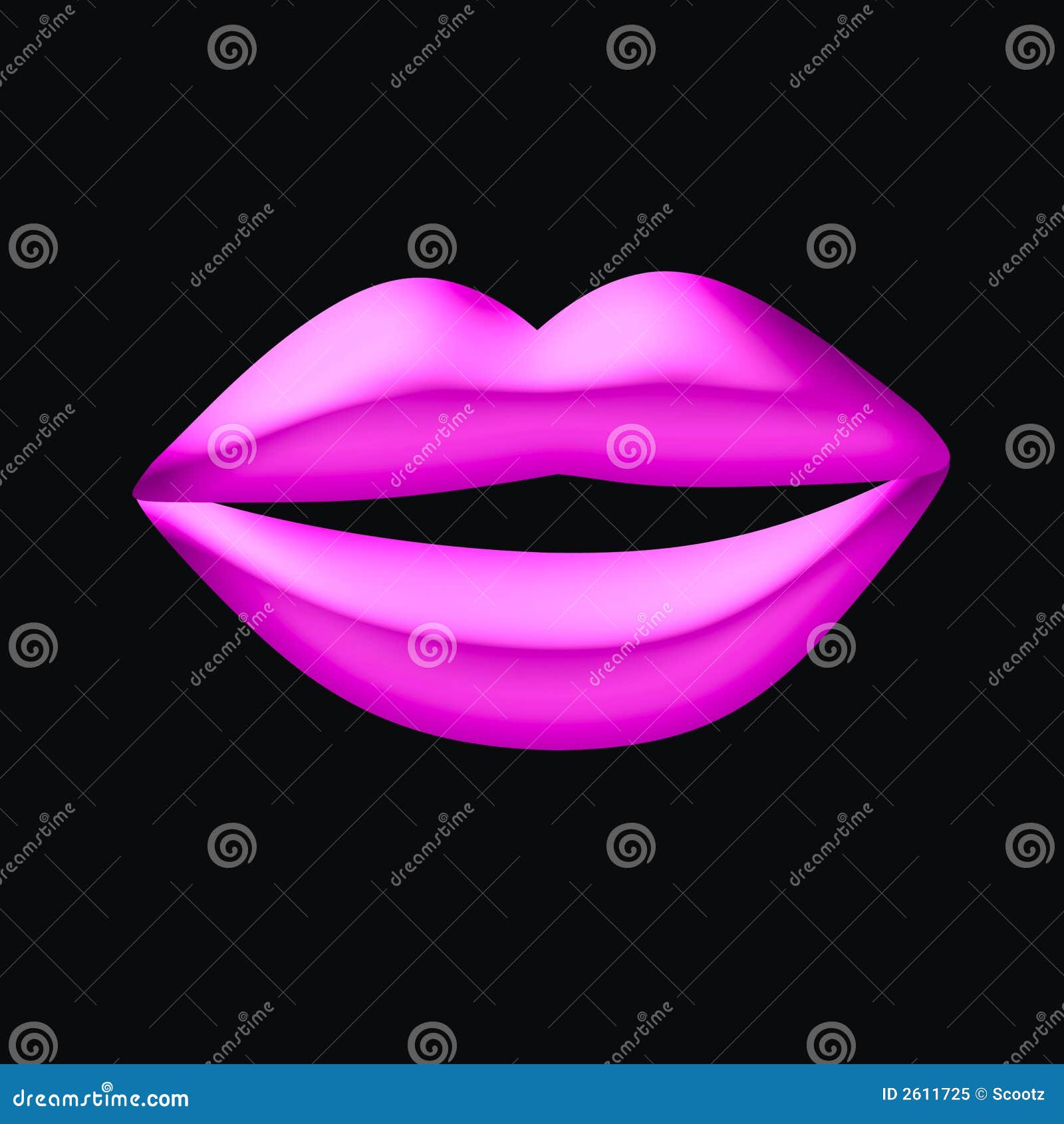 Kiss My Lips Royalty Free Stock Photo Image 2611725