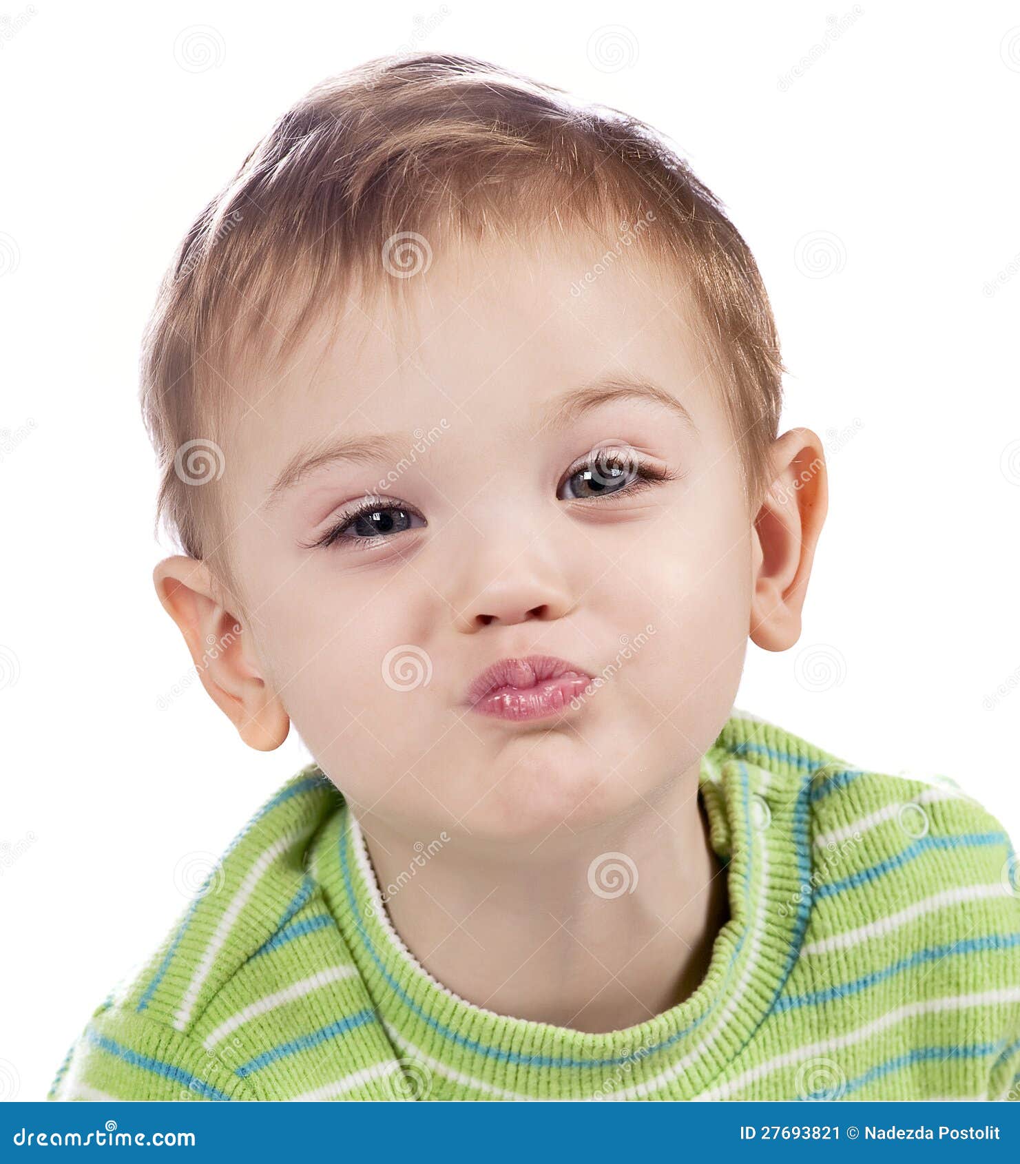 funny baby kissing photosphoto