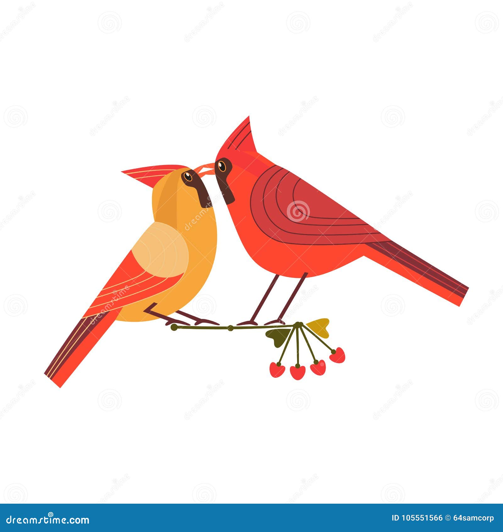 Download Kissing birds icon stock vector. Illustration of couple ...