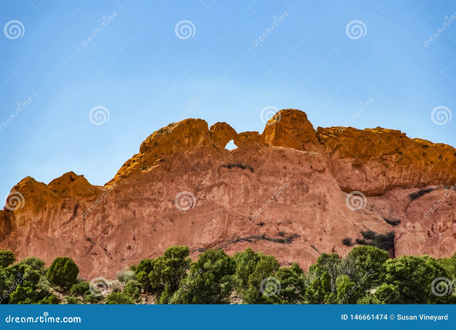 The Kissing Camels Rock Formation At The Garden Of The Gods Near