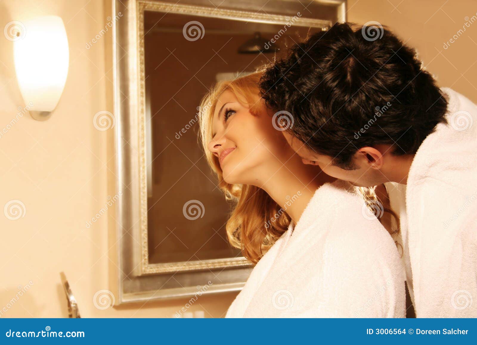 Kissing Couple In Bath Stock Images Image 3006564