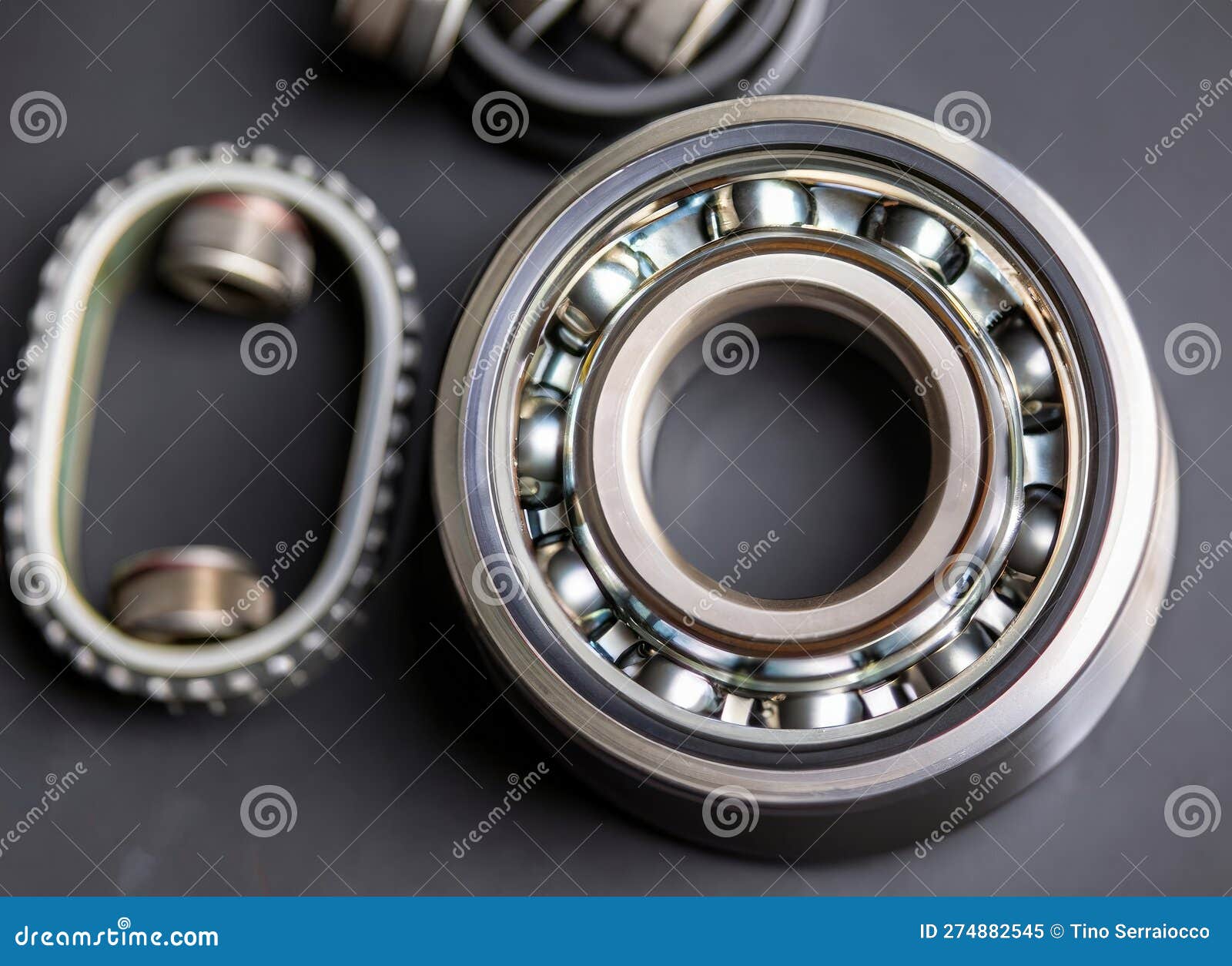 Kit of Bearings and Oil Seals for Motorcycles Stock Image Image of