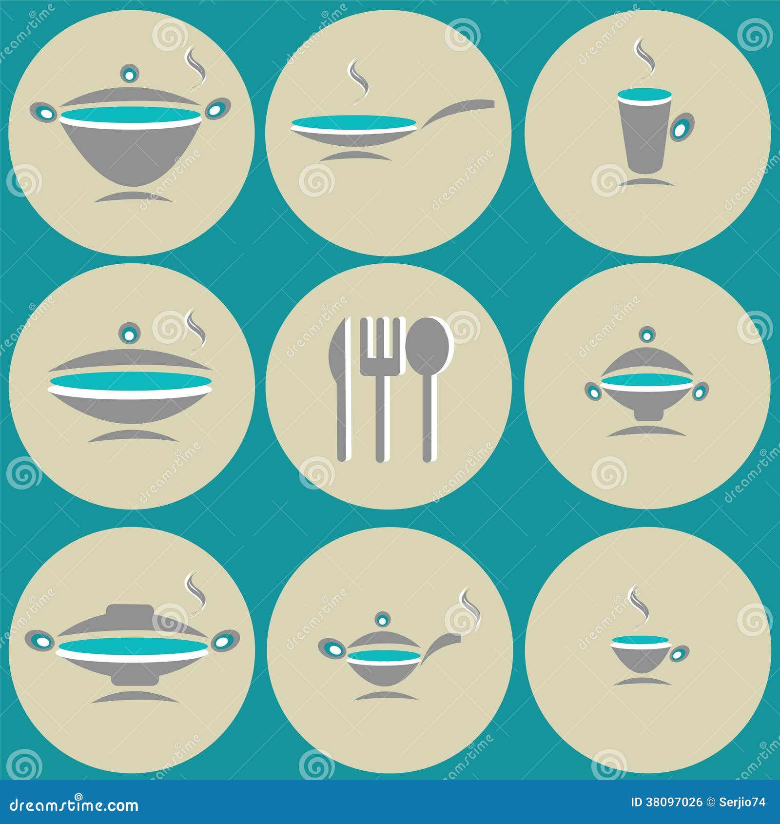 Kitchen accessories. stock vector. Illustration of boil 38097026