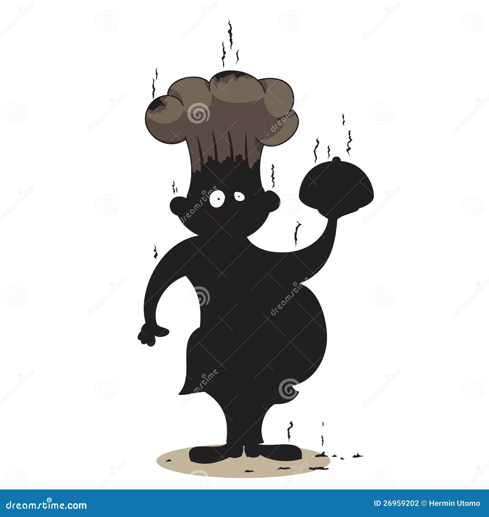 Kitchen Accident stock vector. Illustration of funny 26959202
