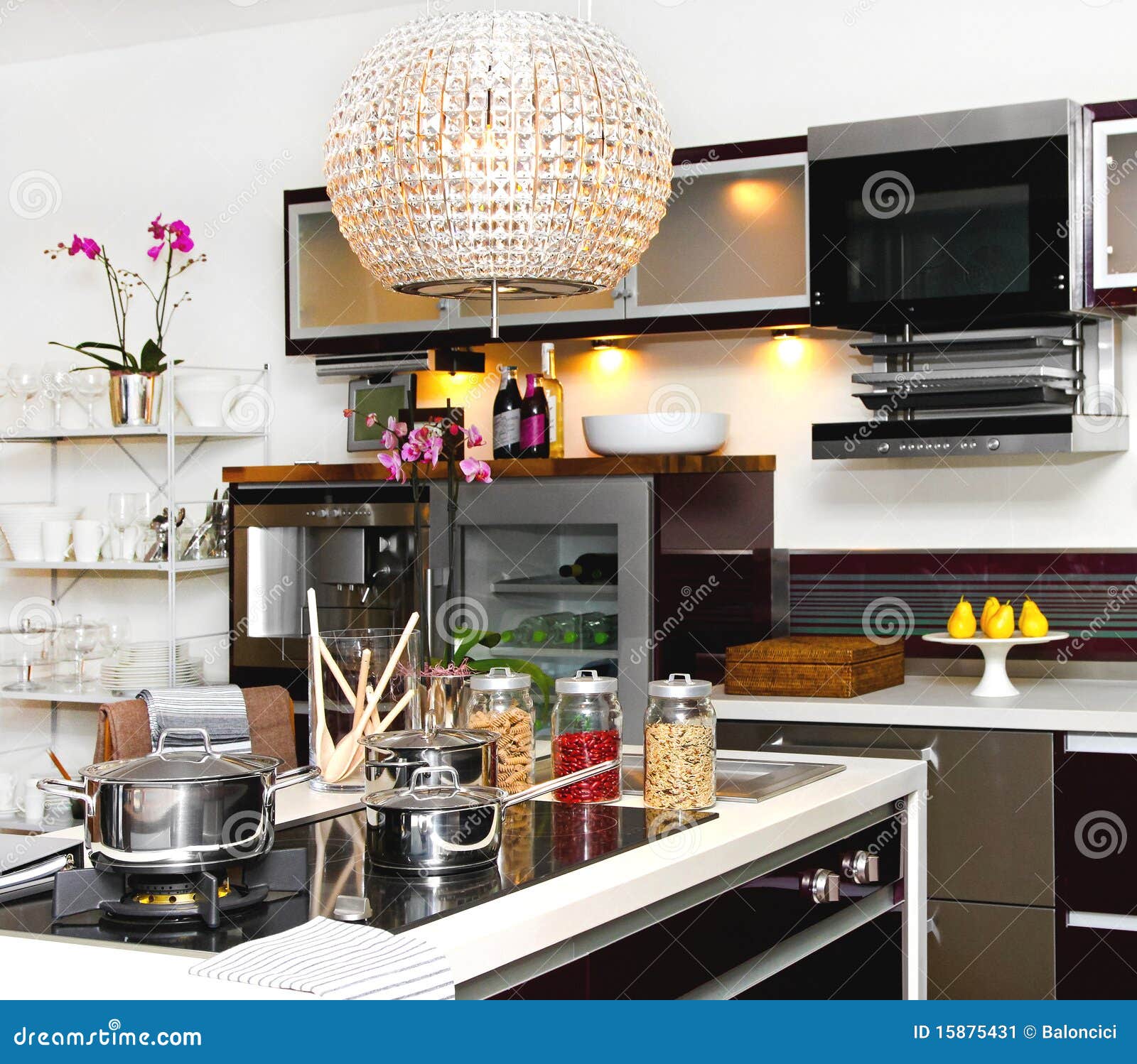 Kitchen appliances stock image. Image of stove, interior 15875431