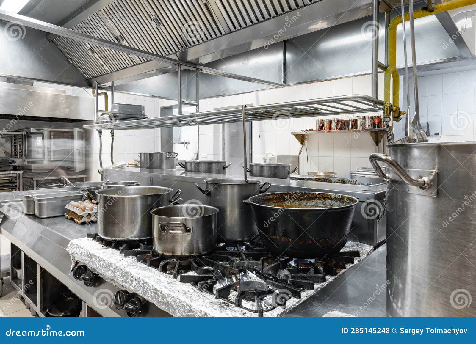 Kitchen Appliances in Professional Kitchen in a Modern Restaurant Stock Photo Image of