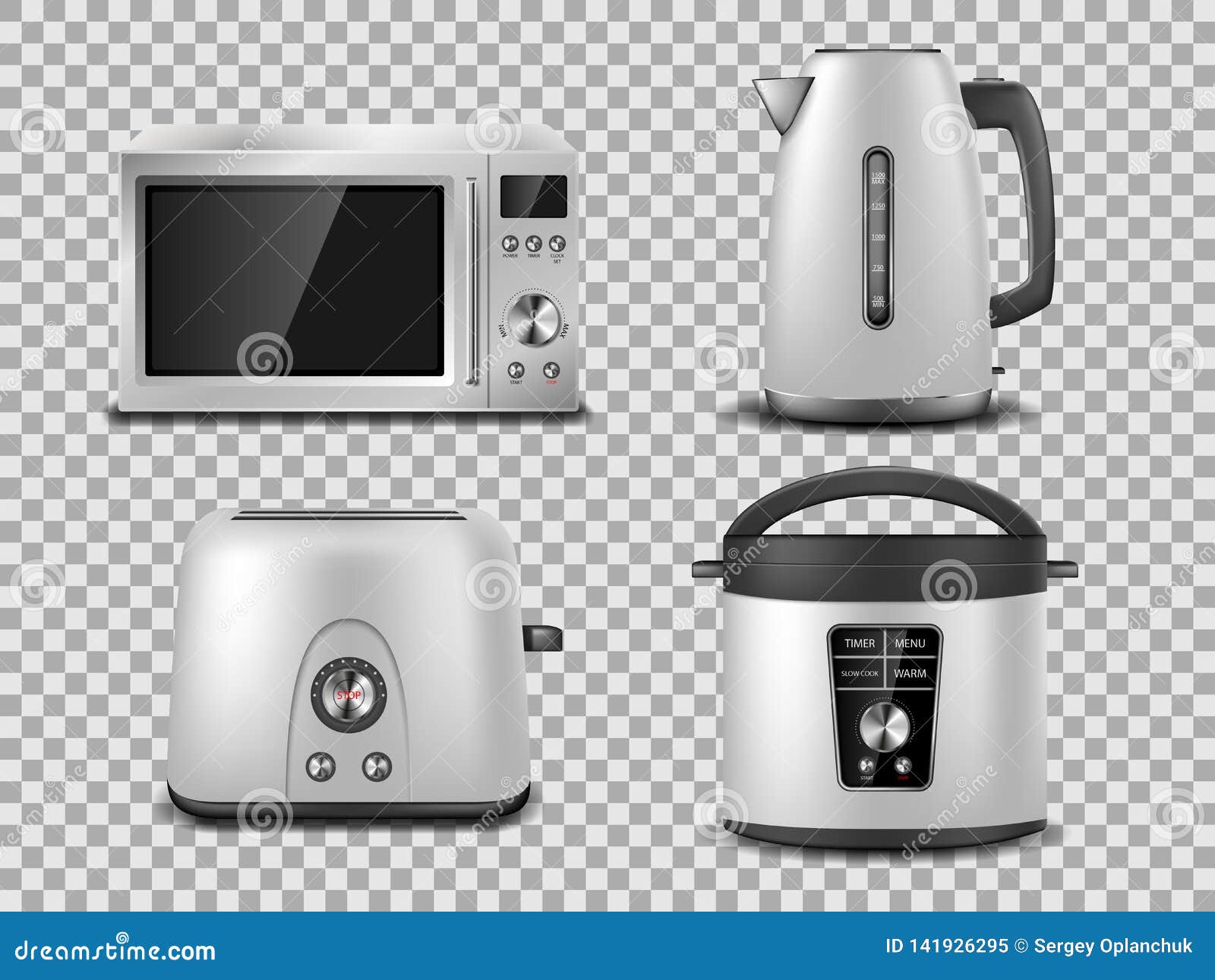 Household appliances kitchen homeappliance Vector Image