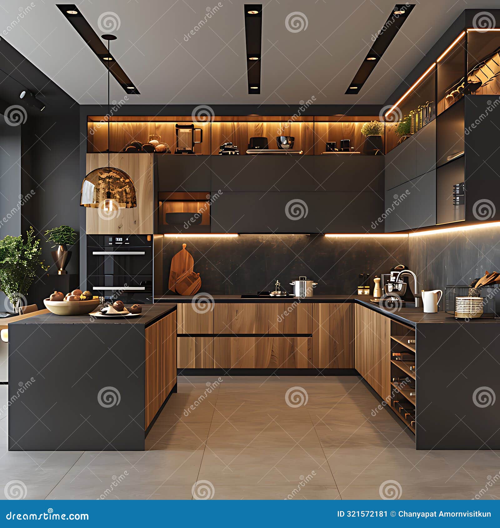 kitchen-black-wood-modern-classic-kitchen-black-wood-modern-classic-generative-ai-illustration-321572181.jpg