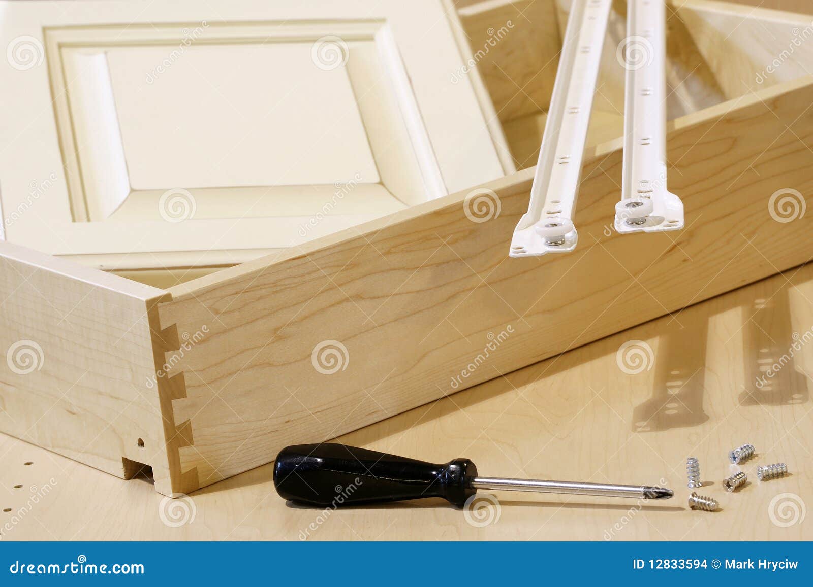 Kitchen Cabinet Building Materials Stock Images - Image 