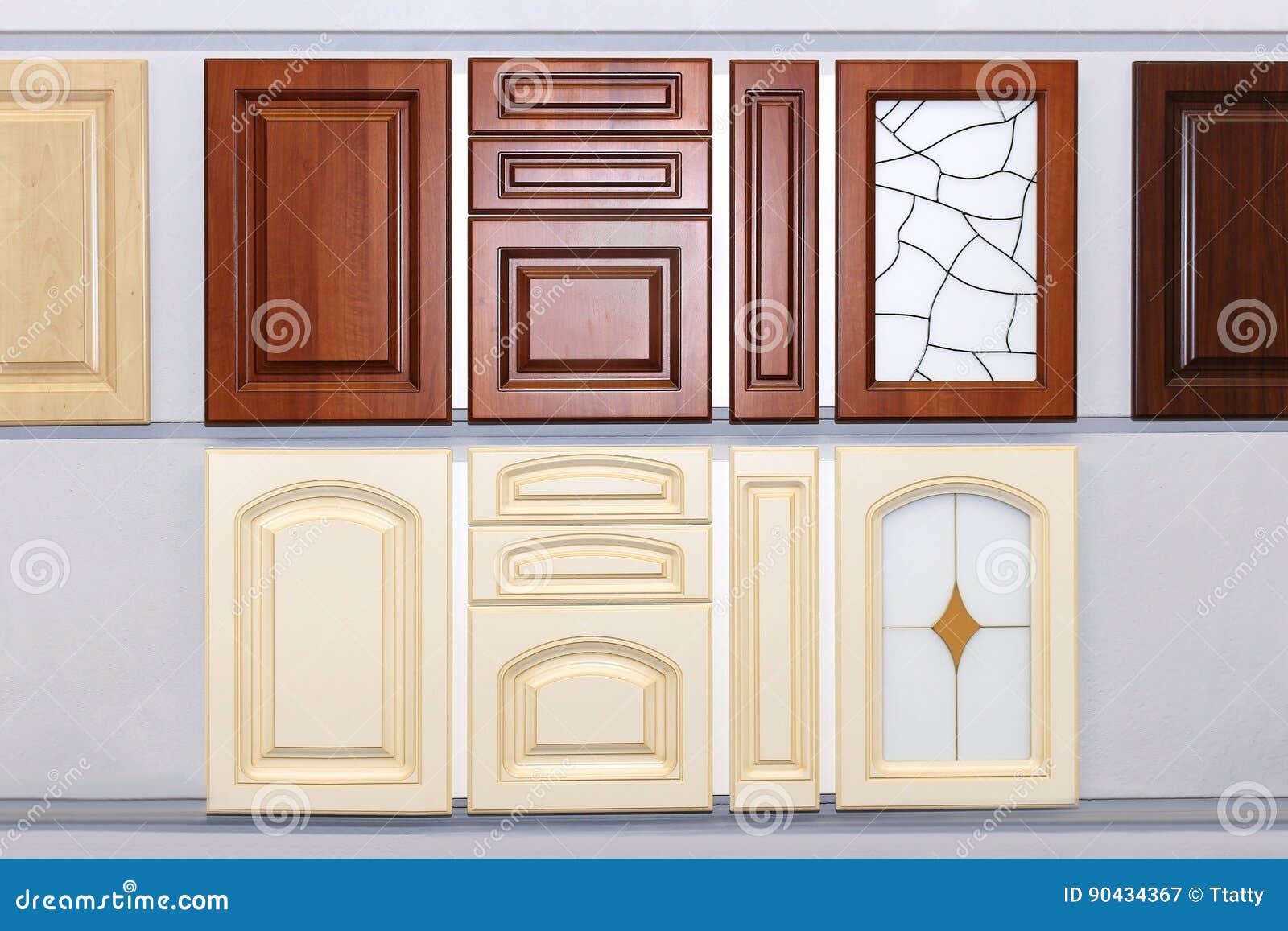 Kitchen doors stock image. Image of cupboard 90434367
