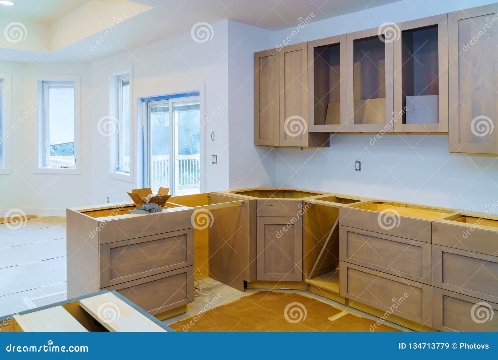 Kitchen Cabinets Installation Improvement Remodel Worm S View