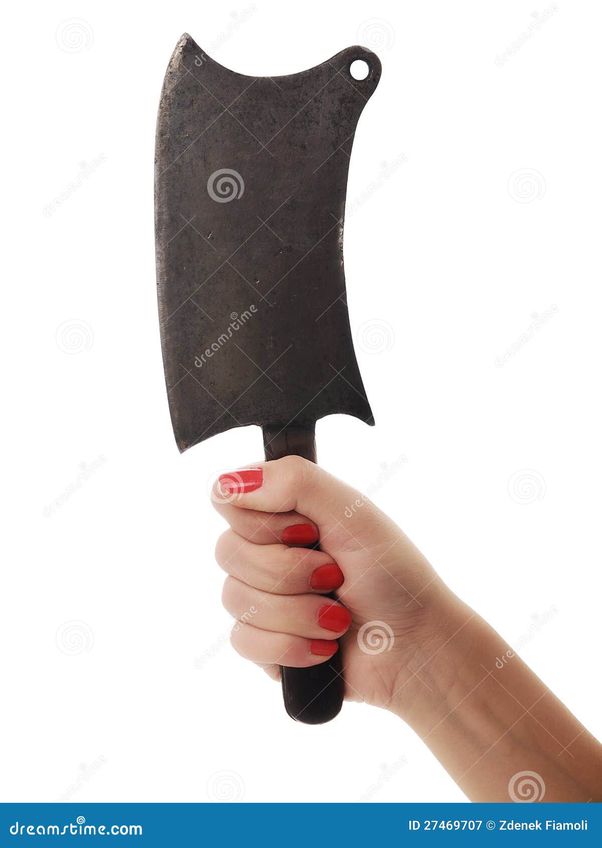Kitchen cleaver stock image. Image of tool, tools, woman 27469707