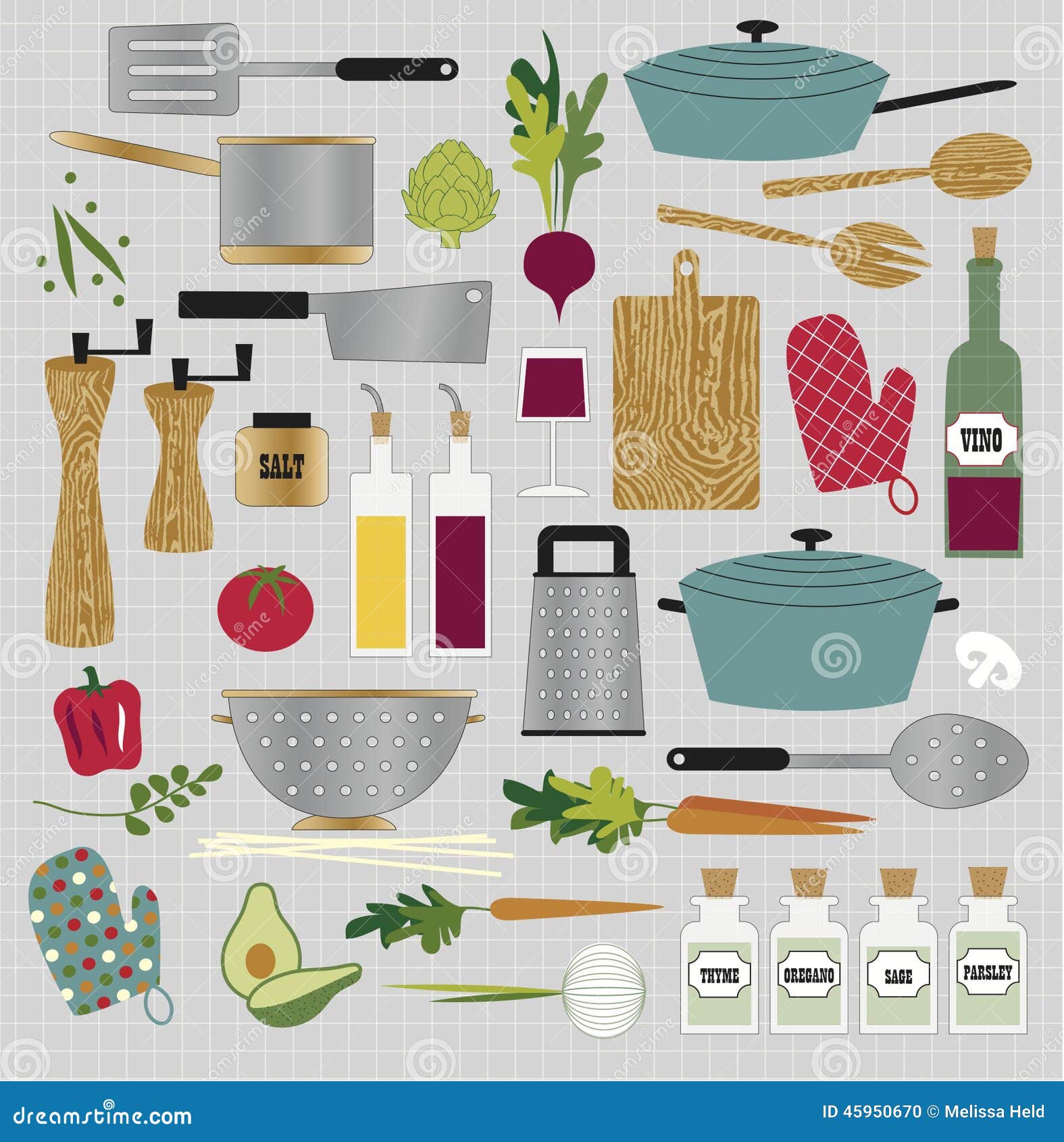 kitchen accessories clipart - photo #12