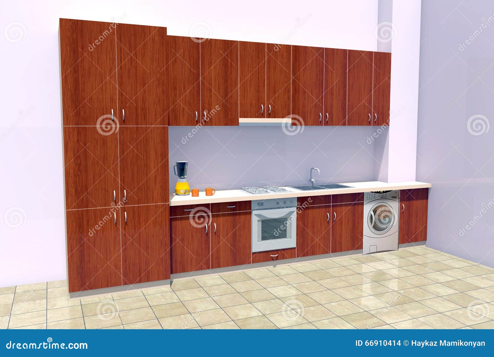 Kitchen design stock illustration. Illustration of store - 66910414