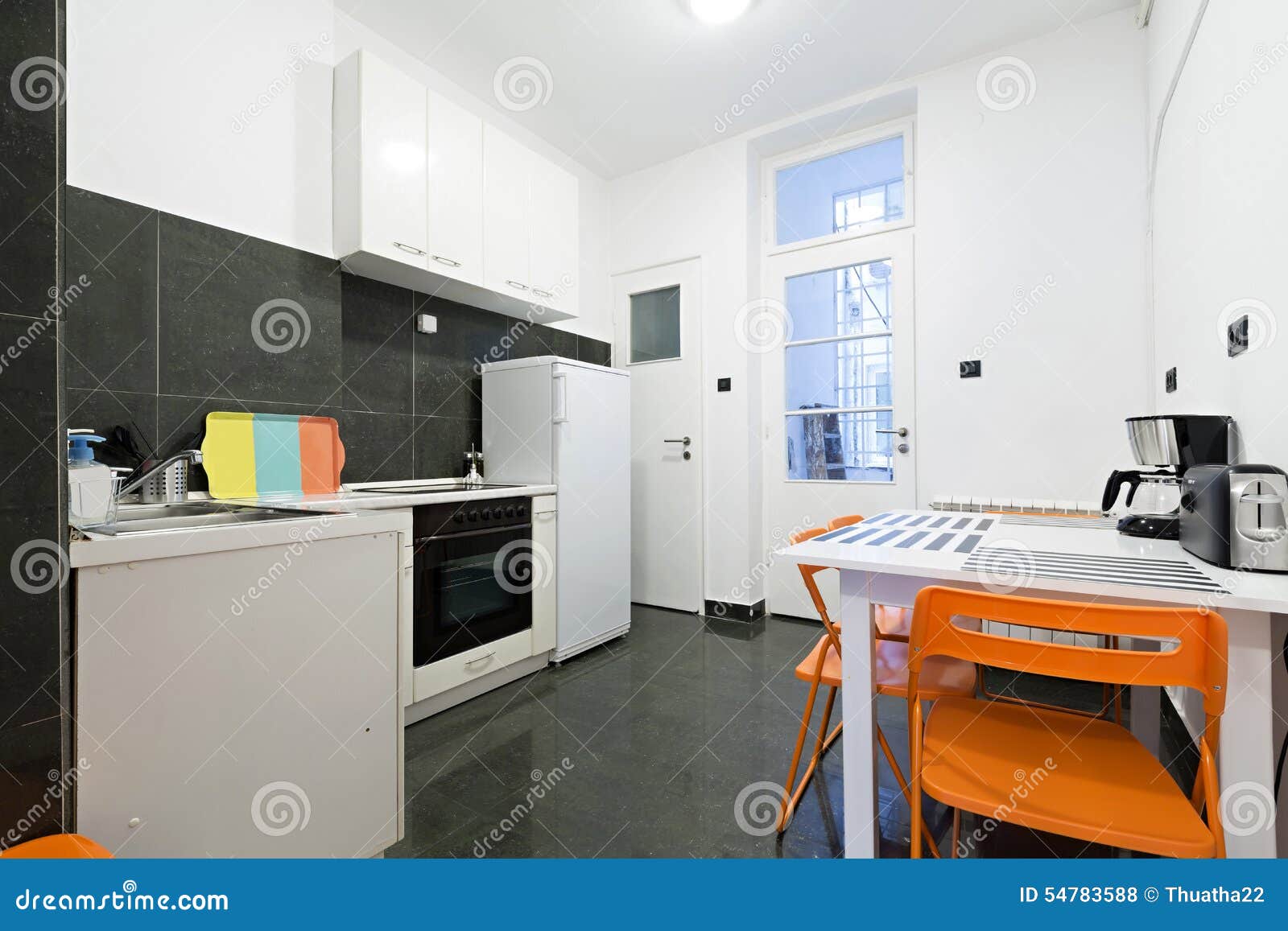 kitchen and dining room in small apartment