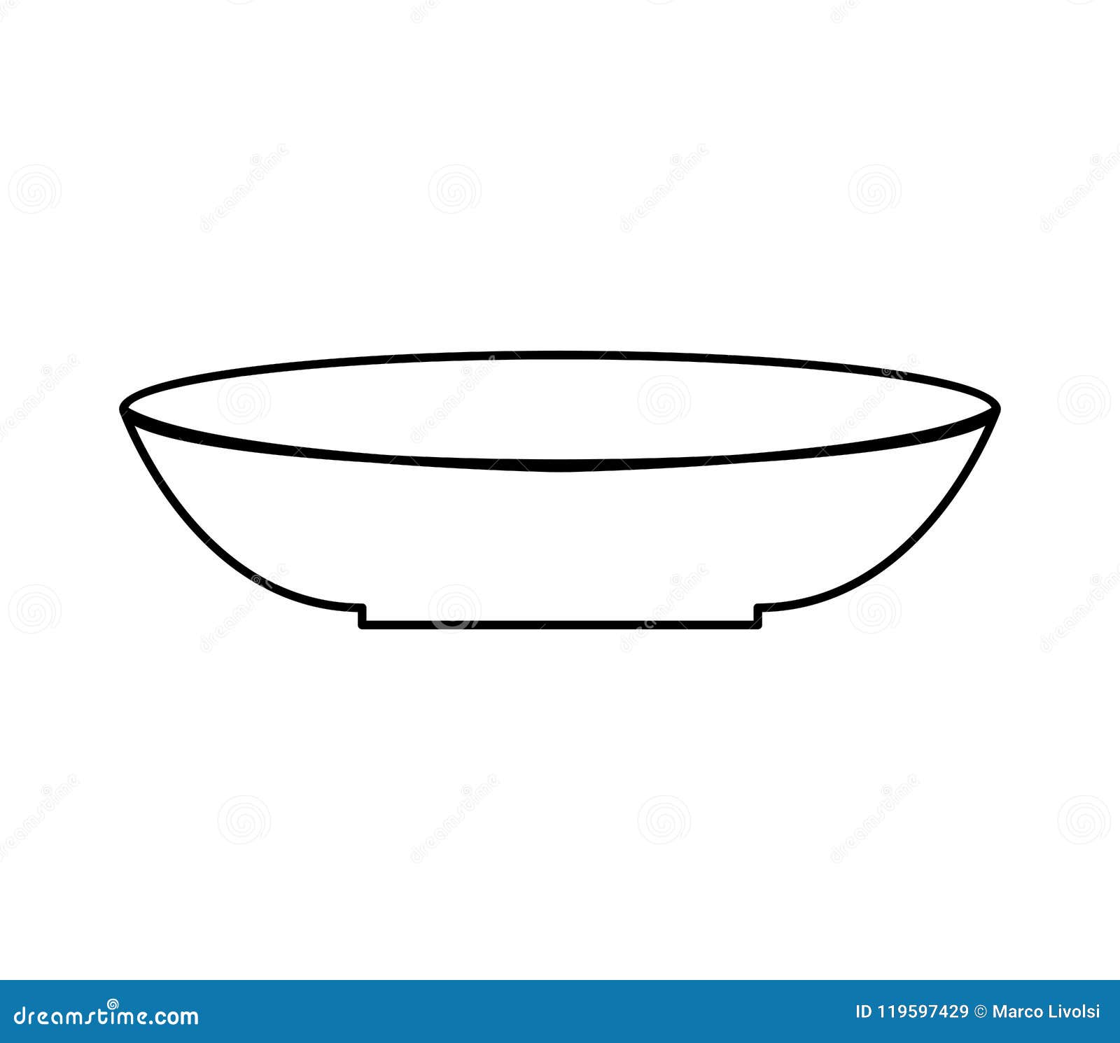 Kitchen Dish Icon Illustrated Stock Illustration Illustration of