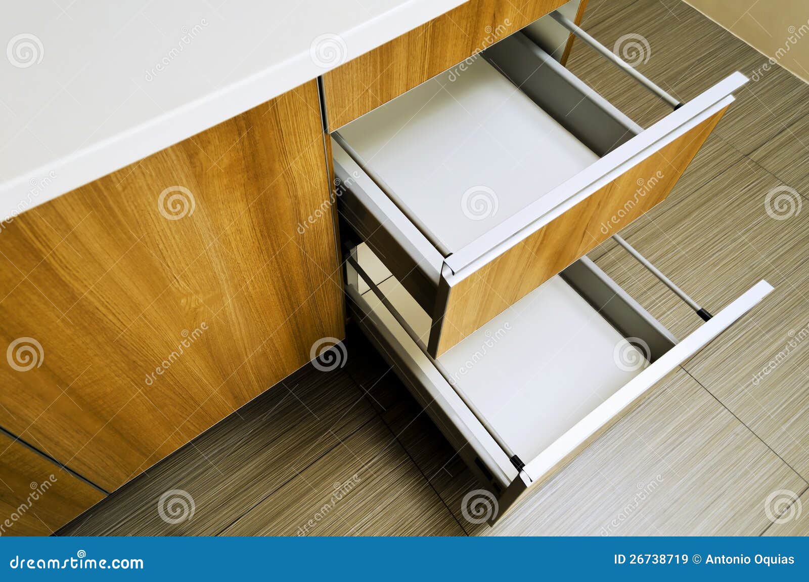 Kitchen Drawer stock image. Image of architecture, appliance 26738719