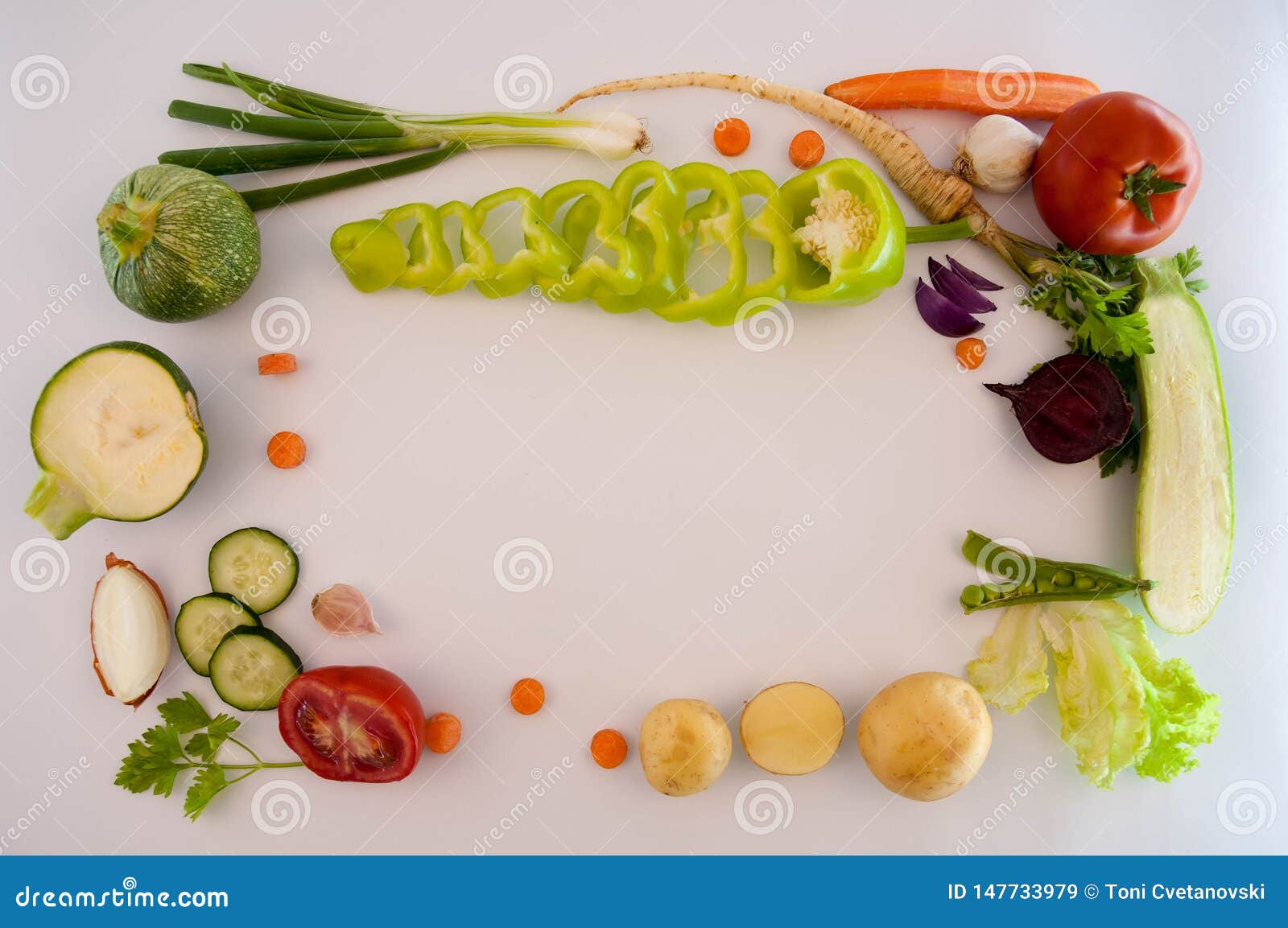 Kitchen Fresh Colorful Organic Vegetables Stock Image Image of