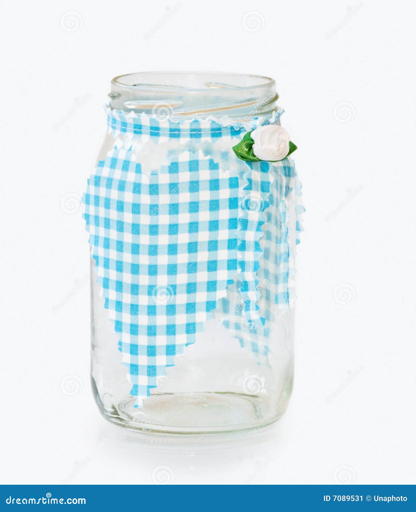 Kitchen Glass Jar with Decorative Handmade Heart Stock Image Image of