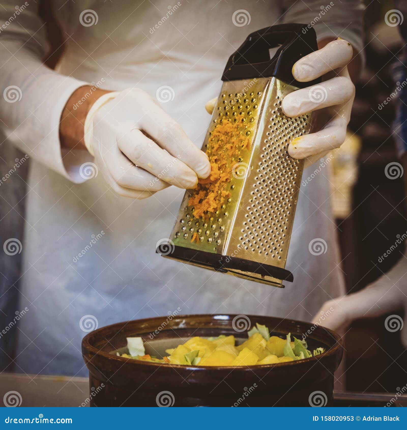 Kitchen grater ginger stock image. Image of dinner, homemade 158020953