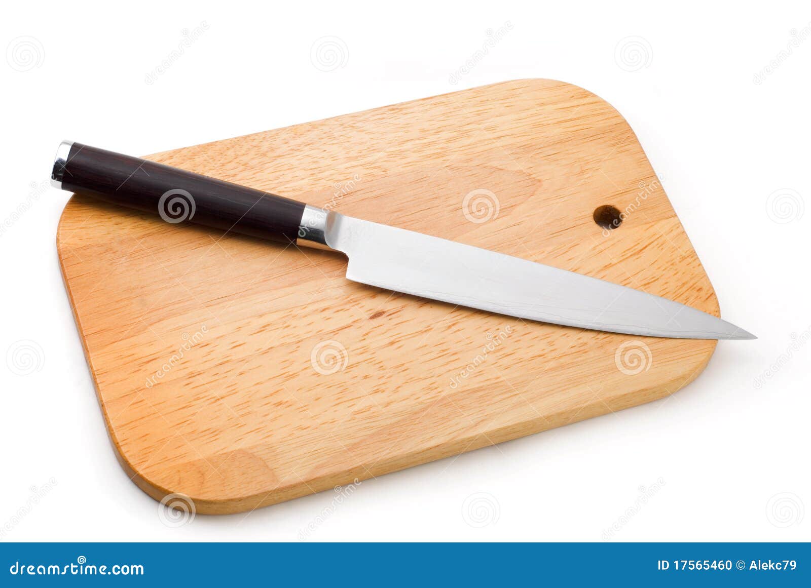Kitchen Knife Lying on a Cutting Board Stock Photo Image of utensil