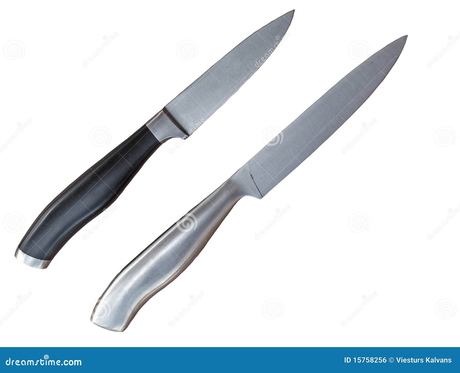 Kitchen knives stock photo. Image of kitchen, isolated 15758256