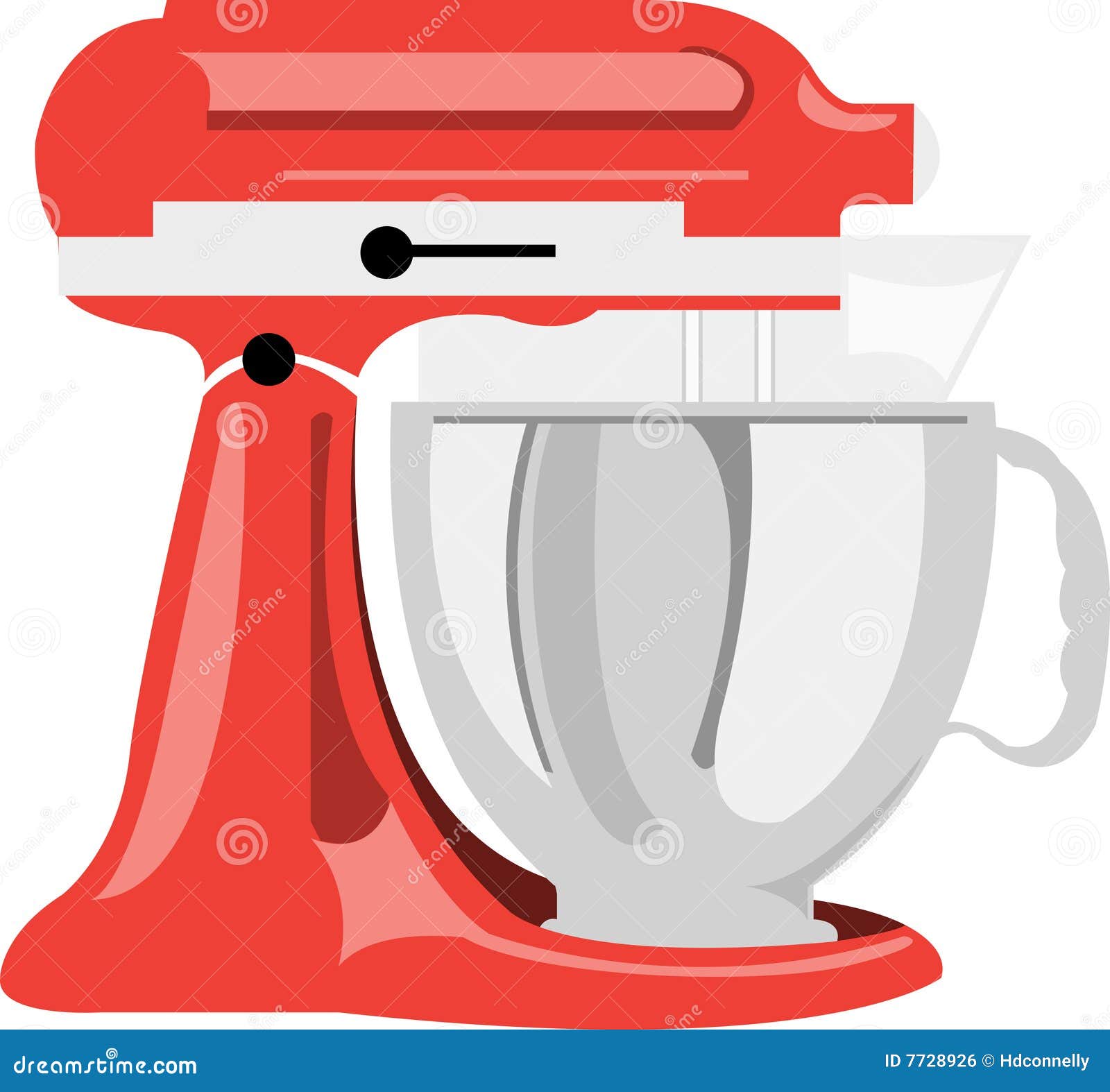 Kitchen Mixer Stock Vector Image Of Kitchen Baking Object 7728926