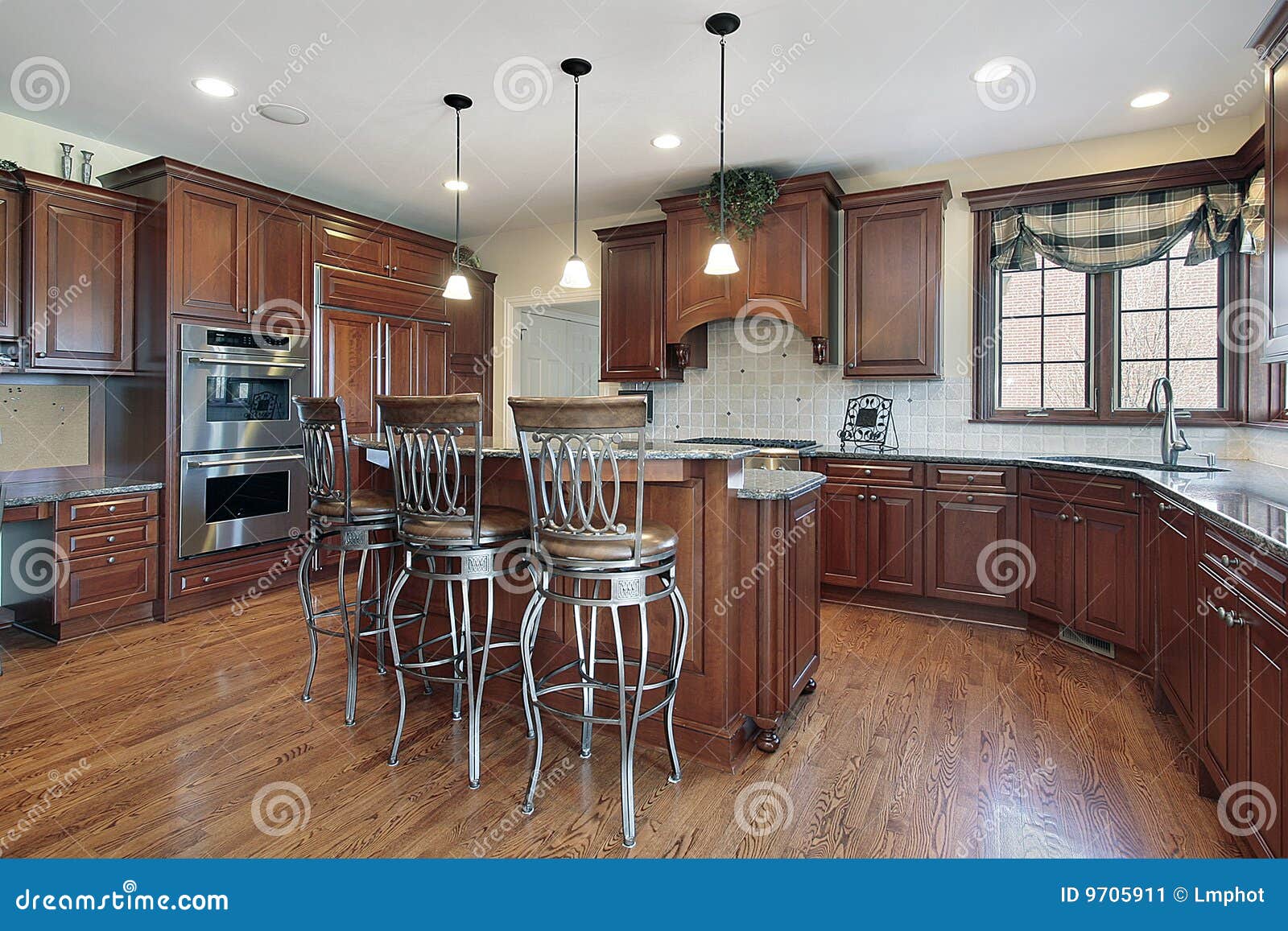 Kitchen In New Construction Home Stock Image Image 9705911