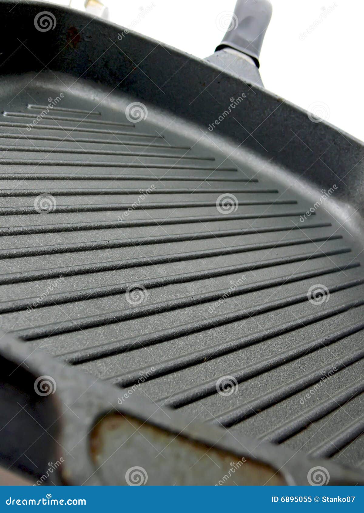 Kitchen pan for grill stock image. Image of antistick 6895055
