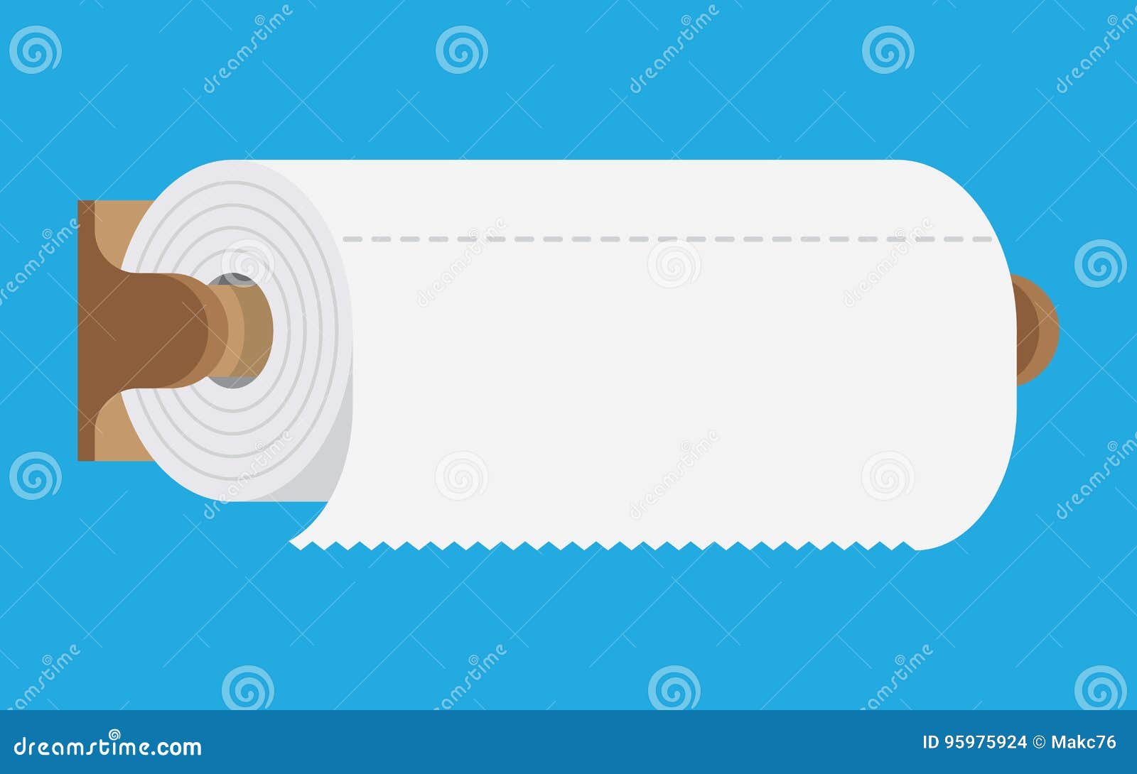 Kitchen paper towel stock vector. Illustration of vector - 95975924 Kitchen paper towel stock vector. Illustration of vector - 95975924