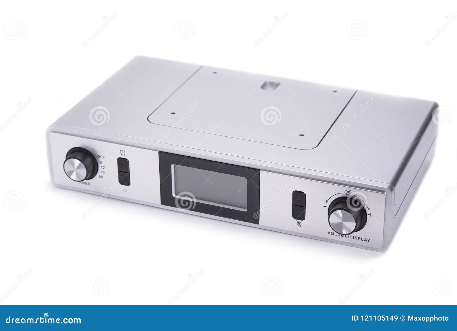 Kitchen Radio To Mount Under on the White. Stock Image Image