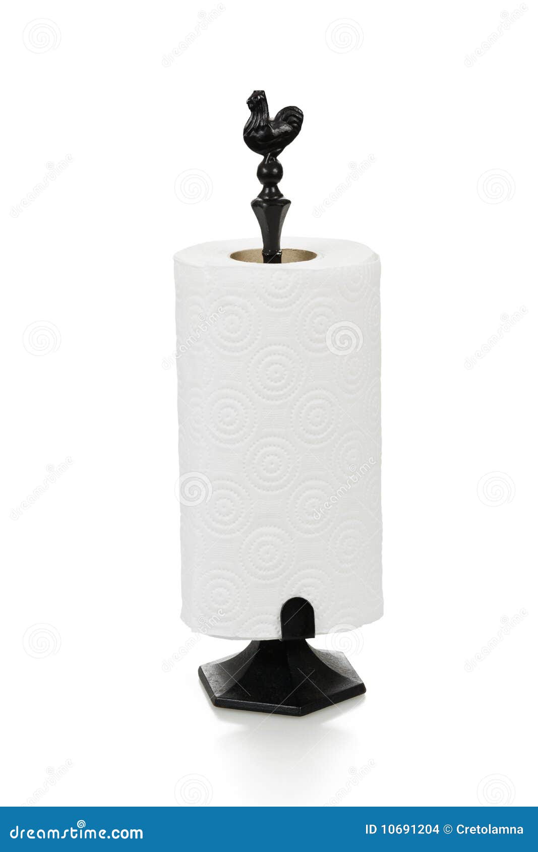 Kitchen roll with stand. stock photo. Image of cutout 10691204