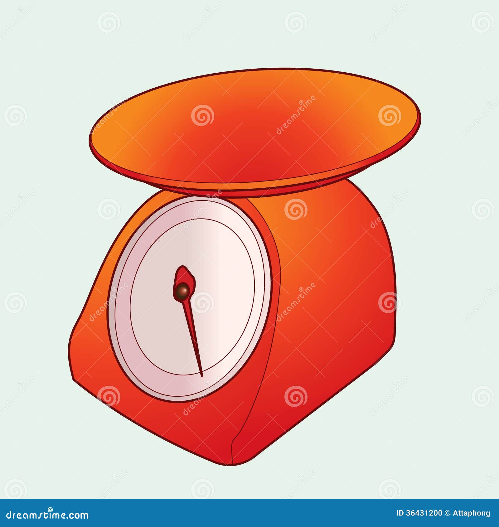 Kitchen scale vector stock vector. Illustration of utensil 36431200