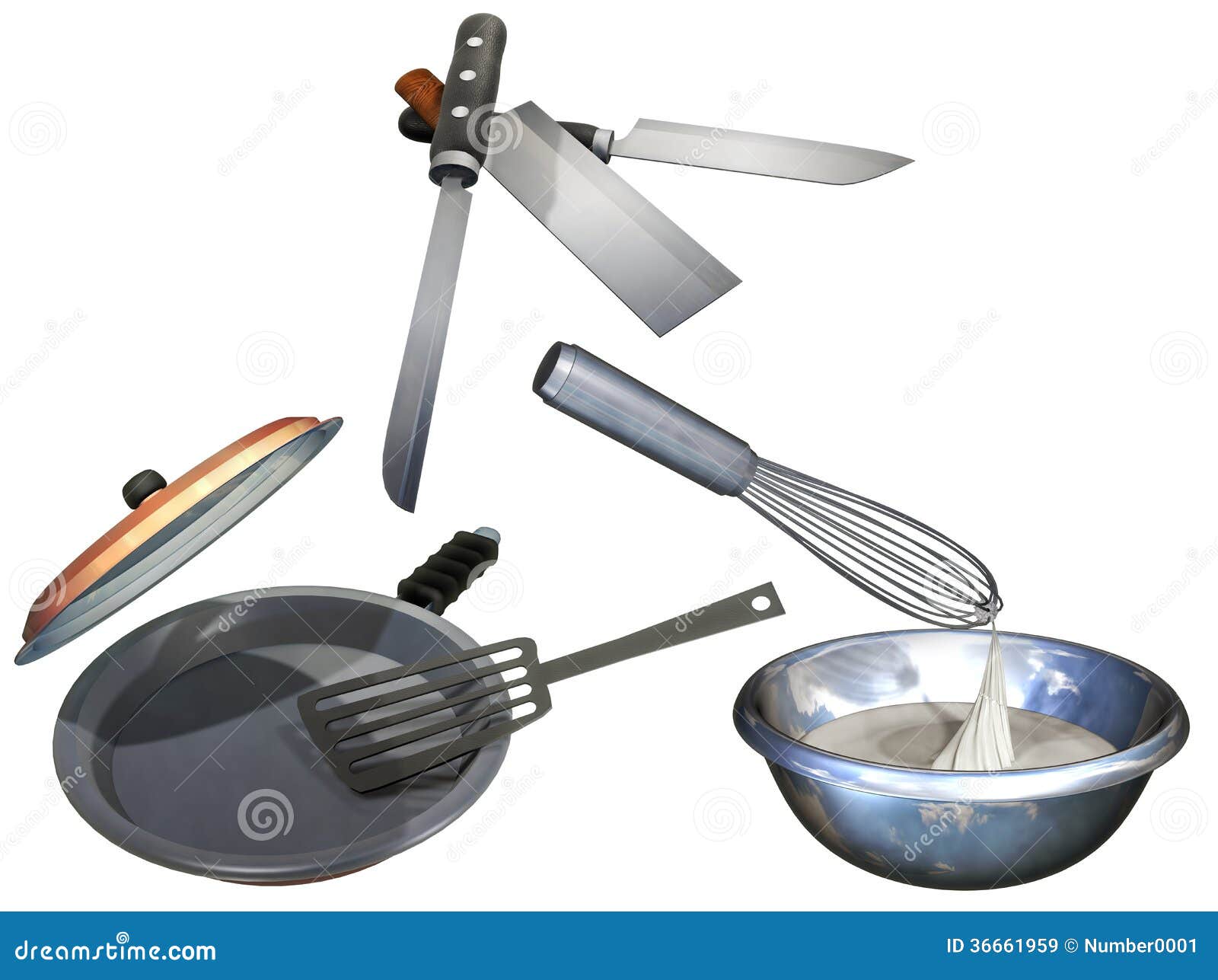 Kitchen set stock illustration. Illustration of case 36661959