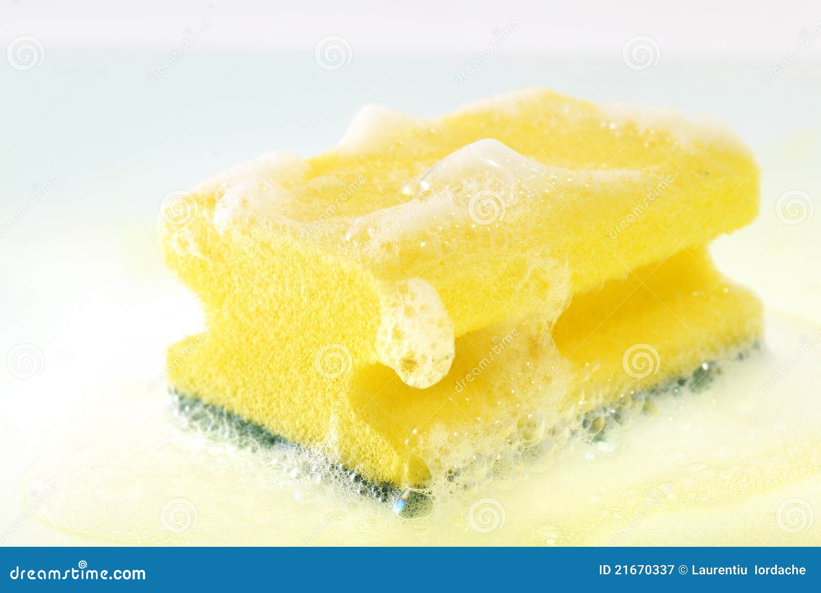Kitchen sponge stock image. Image of object, household 21670337