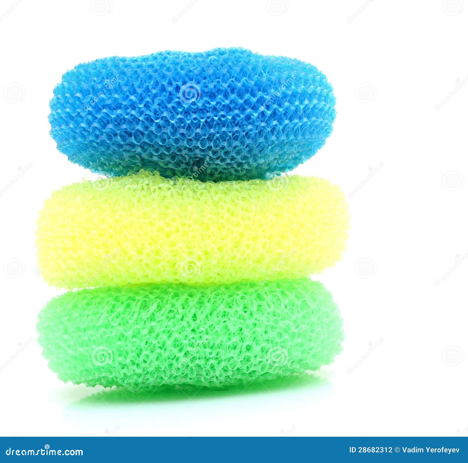 Kitchen sponges stock photo. Image of blue, clean, sanitary 28682312