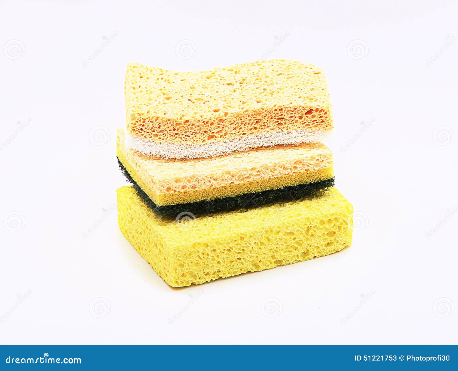 Kitchen Sponges stock image. Image of isolated, absorb 51221753